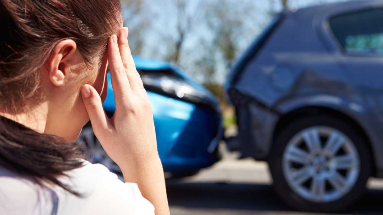 Car accident scene